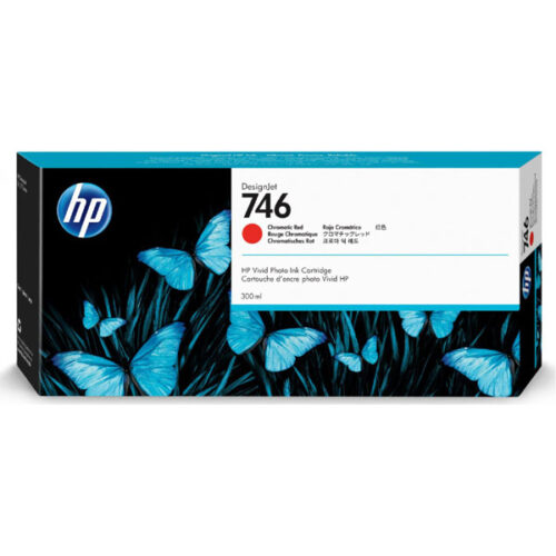 Tusz do plotera HP 746, chromatic red, 300ml (P2V81A)